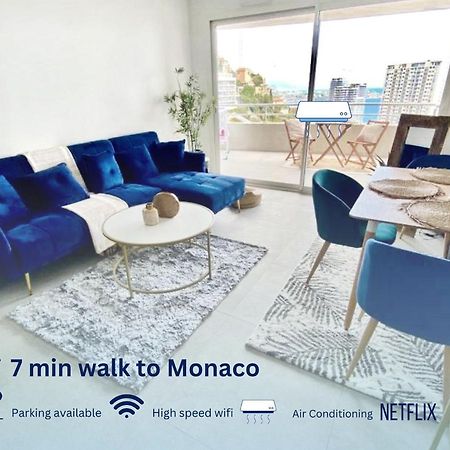 ボーソレイユLuxurious Flat At 5 Min By Walk To Monaco, Free Parking And Sea Viewアパートメント エクステリア 写真