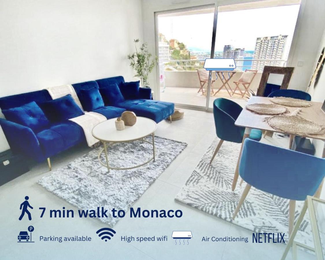 ボーソレイユLuxurious Flat At 5 Min By Walk To Monaco, Free Parking And Sea Viewアパートメント エクステリア 写真